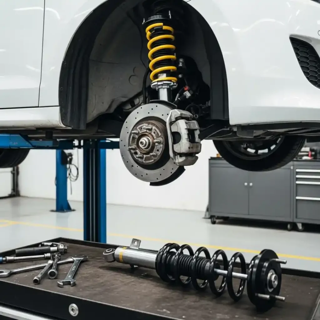 Professional Mercedes Suspension Inspection