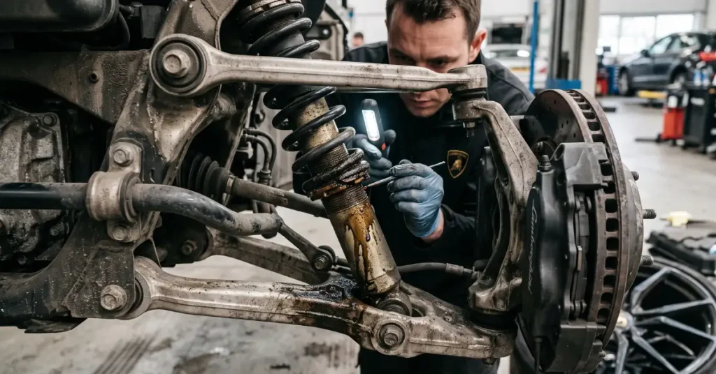 Common Causes of Suspension Faults In Lamborghini Cars In Dubai